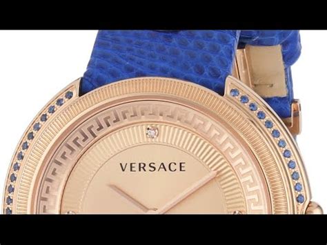 Versace Women's VA7080013 Thea Diamond and Sapphire 